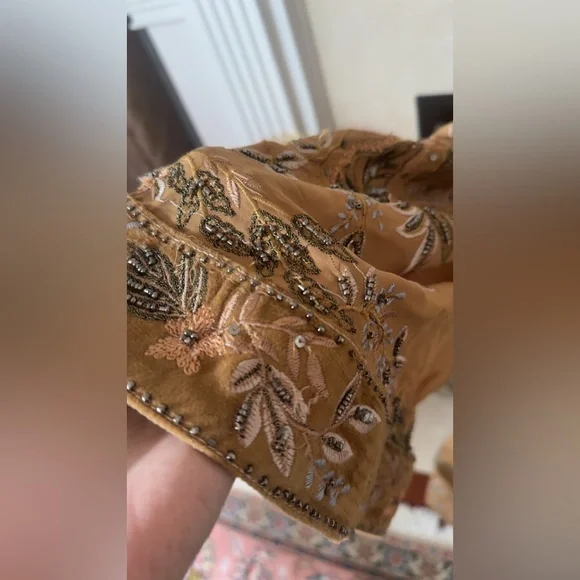 Free People Star Daze Tan Embroidered Duster 🌟 - Picture 3 of 10